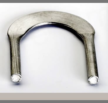 round pipe with flat cooling area
