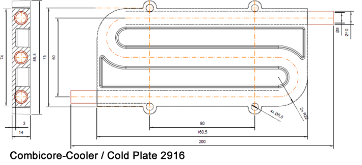 grid model of the Combicore Cooler